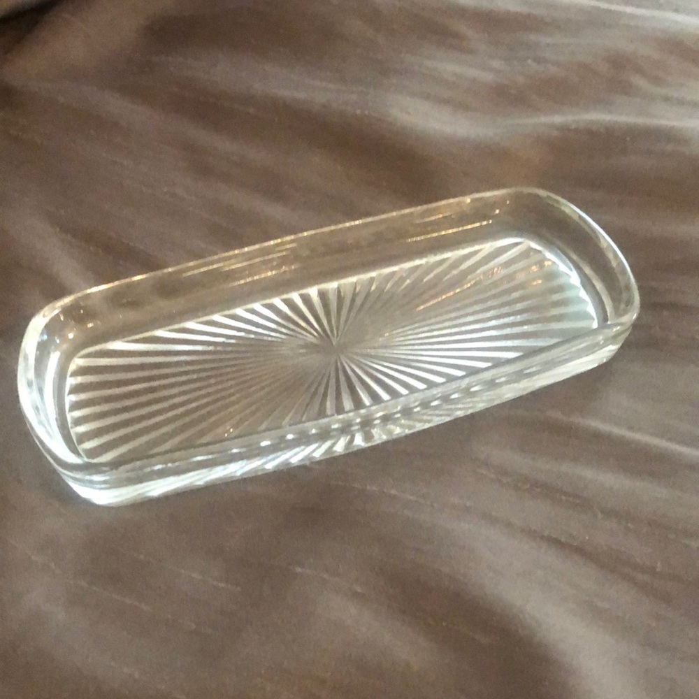 Crystal Butter dish